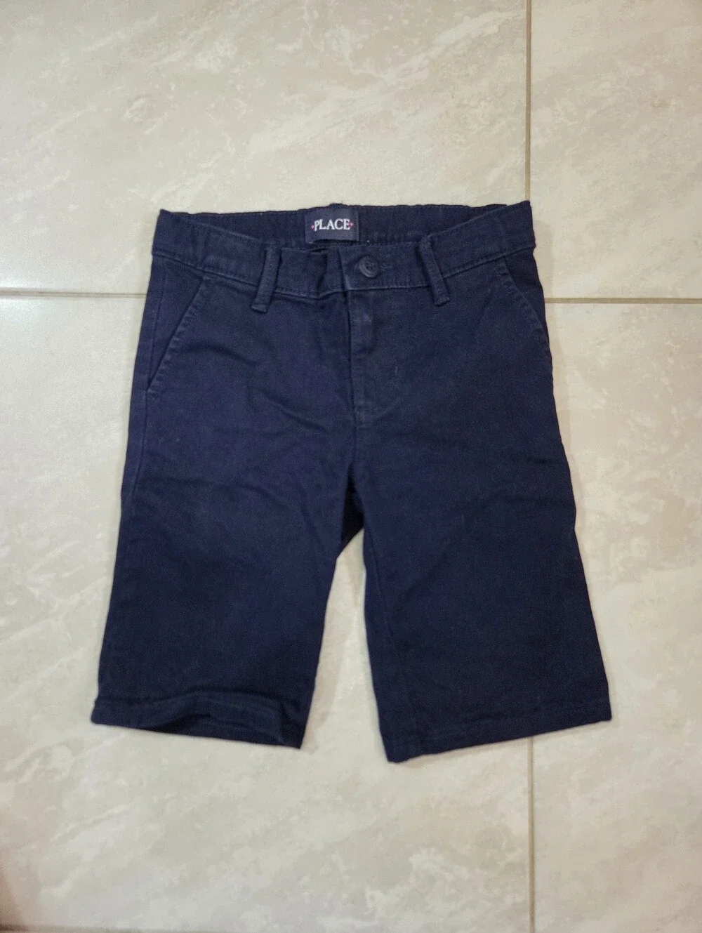 Children's Place girls uniform stretch chino shorts Bundle, Sz 8 NWOT